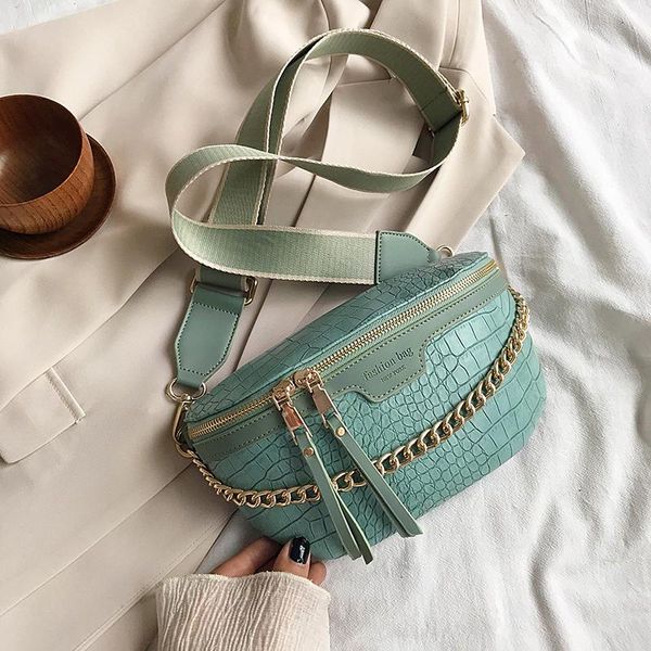 retro waist bag pu leather fanny pack shoulder ladies alligator pattern women belt multifunctional chest bags
retro waist bag pu leather fanny pack shoulder ladies alligator pattern women belt multifunctional chest bags