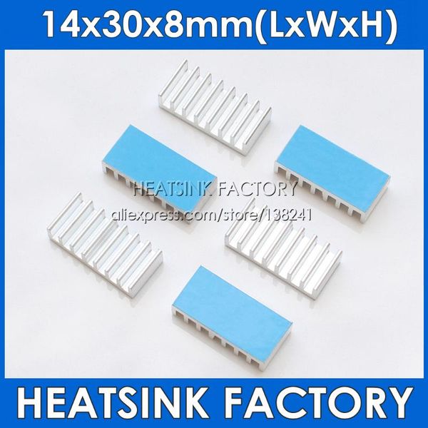 fans & coolings 14x30x8mm silver aluminum cooling heat sink cooler radiator heatsinks with thermal double sided transfer tape pad
fans & coolings 14x30x8mm silver aluminum cooling heat sink cooler radiator heatsinks with thermal double sided transfer tape pad