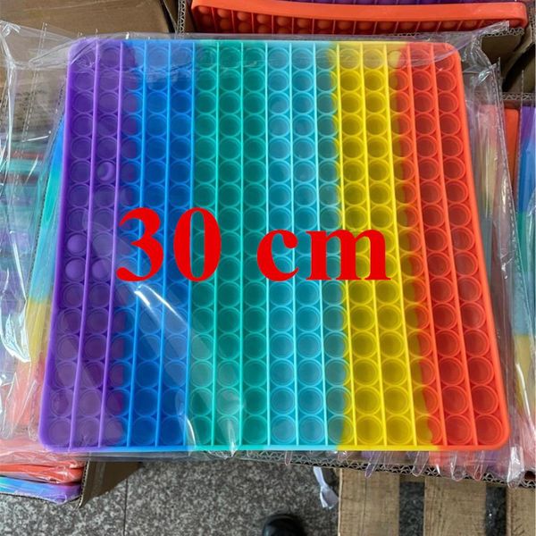 30cm big size push bubble fidget toys autism needs squishy stress reliever rainbow toys kid funny anti-stress fidget party gifts
30cm big size push bubble fidget toys autism needs squishy stress reliever rainbow toys kid funny anti-stress fidget party gifts
