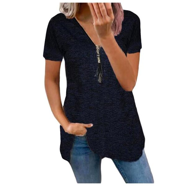 women's t-shirt harajuku t shirt short sleeve loose casual v-neck zipper tees summer daily beach female clothing pullover poleras mujer, White
women's t-shirt harajuku t shirt short sleeve loose casual v-neck zipper tees summer daily beach female clothing pullover poleras mujer, White