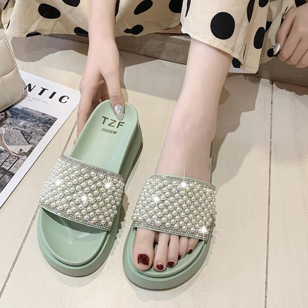 slippers rimocy luxury string bead platform women summer beach rubber slides woman non slip thick bottom sandals mujer 2021, Black
slippers rimocy luxury string bead platform women summer beach rubber slides woman non slip thick bottom sandals mujer 2021, Black