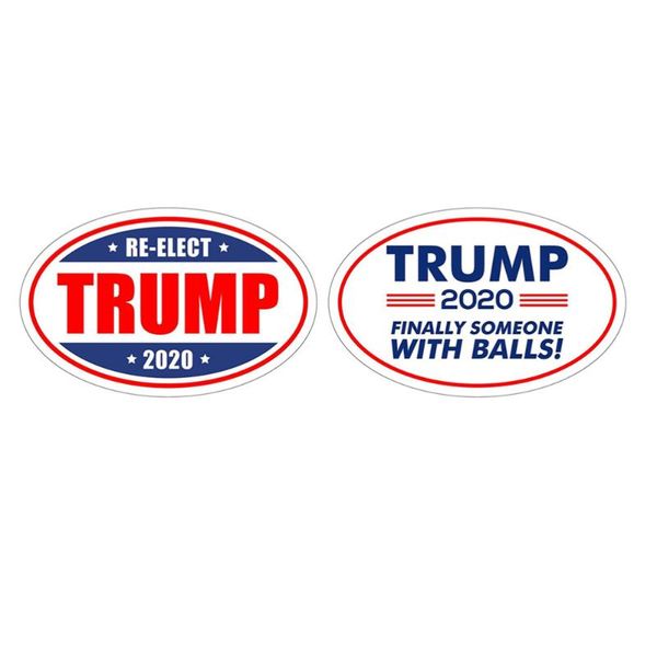 set 4pcs 2021 american presidential election sticker decals supporters advertise decorative stickers gift wrap