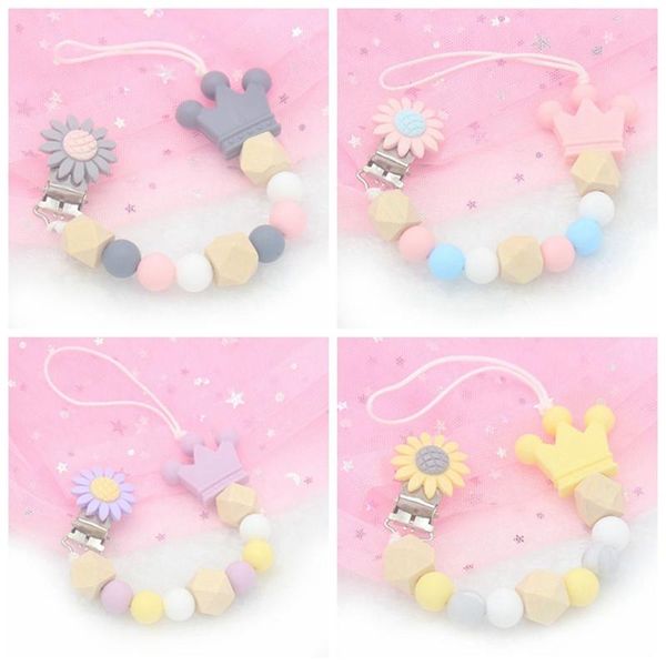 pacifiers# silicone and wood pacifier clip wooden bead dummy holder cute clips soother chains baby teething toy for chew
pacifiers# silicone and wood pacifier clip wooden bead dummy holder cute clips soother chains baby teething toy for chew