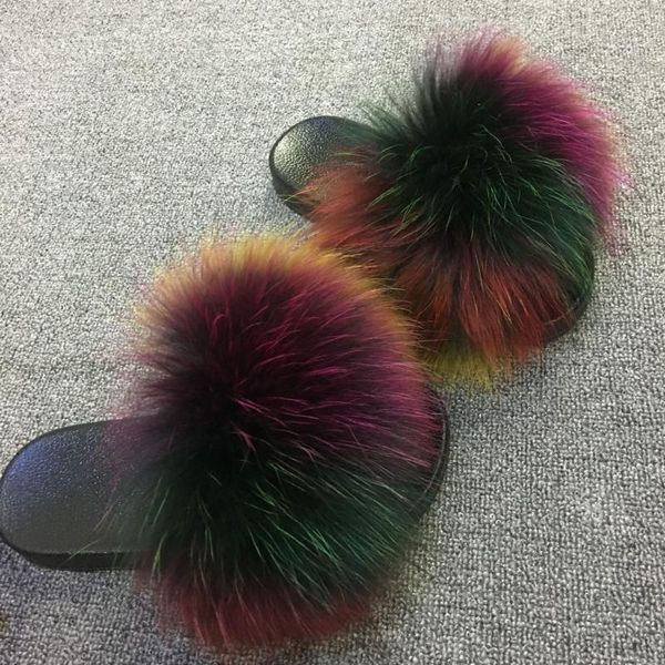 slippers 2021 summer holiday women fur 100% real slides casual beach plush shoes, Black
slippers 2021 summer holiday women fur 100% real slides casual beach plush shoes, Black