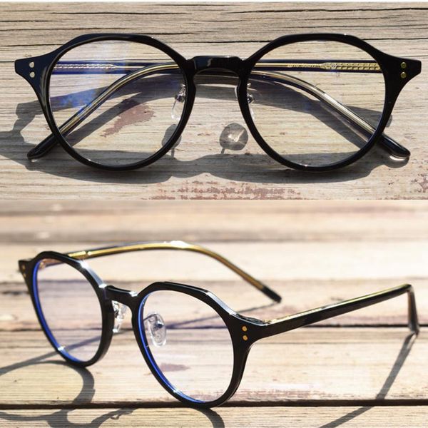 fashion sunglasses frames anti blue light glasses vintage acetate eyeglass full rim unisex, Black
fashion sunglasses frames anti blue light glasses vintage acetate eyeglass full rim unisex, Black
