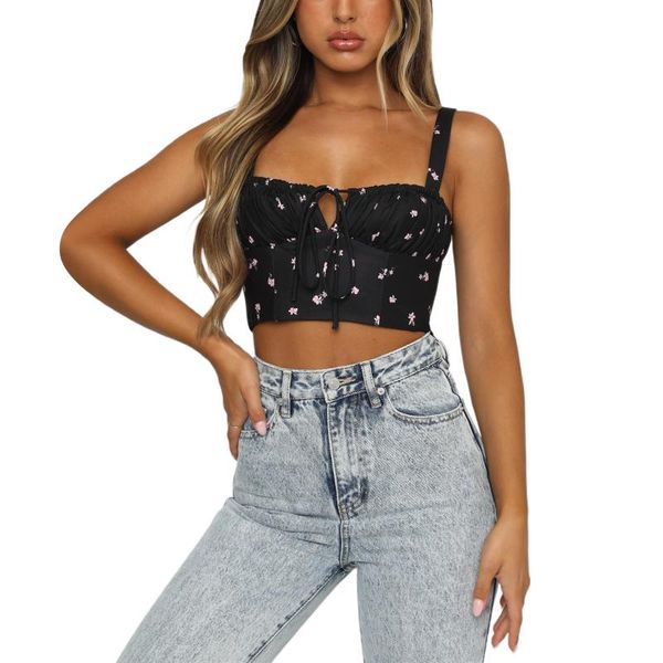 women's tanks & camis summer bustier tank pleated hollowed drawstring front lace-up square neck slimming short vest clothes, White
women's tanks & camis summer bustier tank pleated hollowed drawstring front lace-up square neck slimming short vest clothes, White
