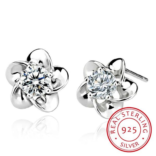 stud 925 sterling silver plum flower zirconia earrings for women oorbellen valentine's day present s-e42, Golden;silver
stud 925 sterling silver plum flower zirconia earrings for women oorbellen valentine's day present s-e42, Golden;silver
