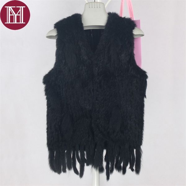 winter women real rabbit fur vest with tassel lady knit 100% real rabbit fur jacket sleeveless coat fashion 211110, Black
winter women real rabbit fur vest with tassel lady knit 100% real rabbit fur jacket sleeveless coat fashion 211110, Black