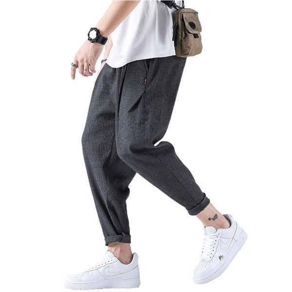 men's pants ice silk trousers men korean version thin loose large size versatile casual stretch sport sweatpants, Black
men's pants ice silk trousers men korean version thin loose large size versatile casual stretch sport sweatpants, Black