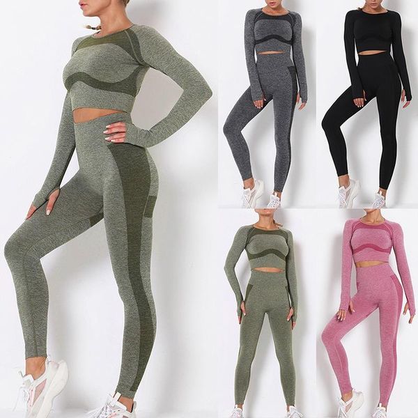 yoga outfit women seamless set gym clothing fitness leggings+cropped shirts hollow sport suit long sleeve tracksuit active wear
yoga outfit women seamless set gym clothing fitness leggings+cropped shirts hollow sport suit long sleeve tracksuit active wear