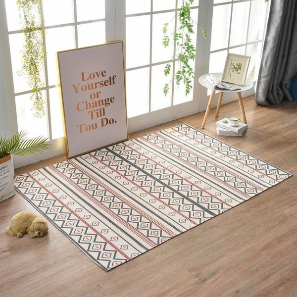carpets rectangular hand-woven cotton and linen household entrance carpet bedroom bedside decorative bathroom floor mat
carpets rectangular hand-woven cotton and linen household entrance carpet bedroom bedside decorative bathroom floor mat