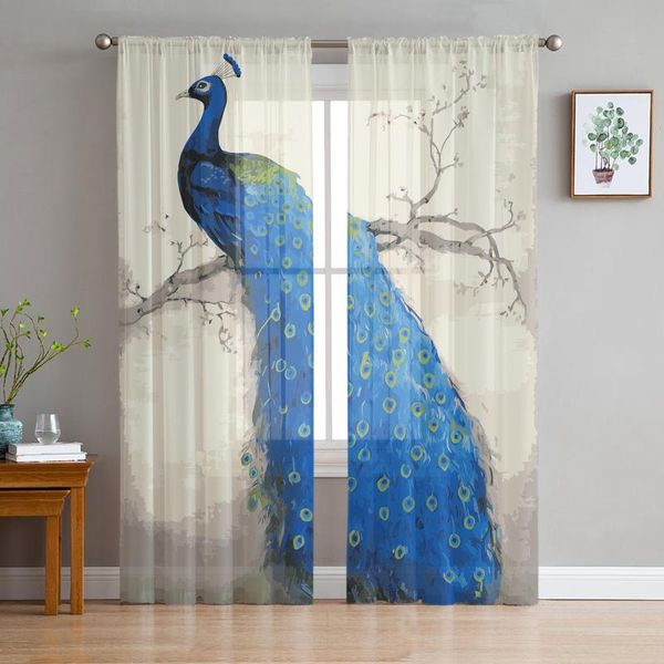 curtain & drapes animal blue peacock branch sheer for living room bedroom kitchen modern tulle window treatment home decor
curtain & drapes animal blue peacock branch sheer for living room bedroom kitchen modern tulle window treatment home decor