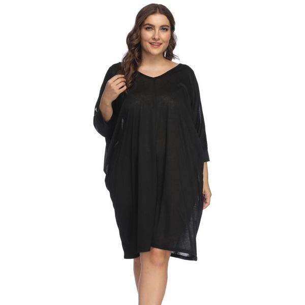casual dresses jupe femme large size women's clothing v neck 3 4 sleeves mid length hollow out sun protection smock dress for women fas, Black;gray
casual dresses jupe femme large size women's clothing v neck 3 4 sleeves mid length hollow out sun protection smock dress for women fas, Black;gray