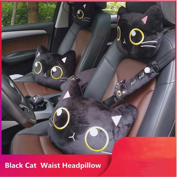 seat cushions four seasons generla universal black cat lumbar pillow headrest neckpillow car interior decoration accessories
seat cushions four seasons generla universal black cat lumbar pillow headrest neckpillow car interior decoration accessories