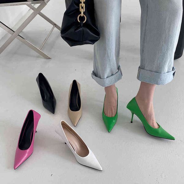 fashion women shoes pointed toe shallow slip on thin high heels party pumps office shoes candy color s size 39 210513, Black
fashion women shoes pointed toe shallow slip on thin high heels party pumps office shoes candy color s size 39 210513, Black