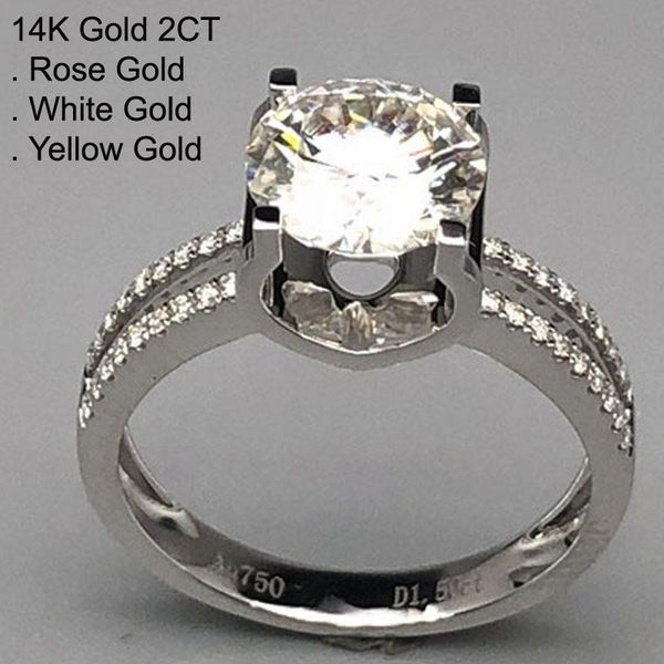 cluster rings 14k gold 2 moissanite diamond ring women luxury round row trendy wedding party engagement anniversary ct d color, Golden;silver
cluster rings 14k gold 2 moissanite diamond ring women luxury round row trendy wedding party engagement anniversary ct d color, Golden;silver