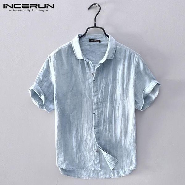 men's casual shirts incerun short sleeve men shirt brand solid color cotton 2021 streetwear lapel button camisa mens harajuku 5xl, White;black
men's casual shirts incerun short sleeve men shirt brand solid color cotton 2021 streetwear lapel button camisa mens harajuku 5xl, White;black