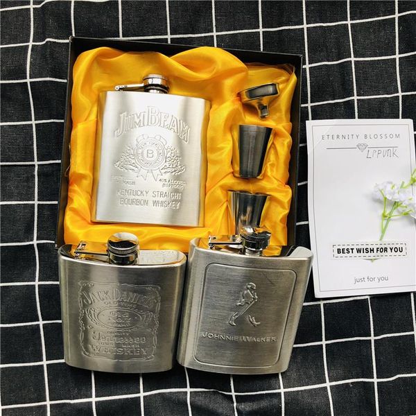 hip flasks s bpa 7oz whisky imprint vodka flagon 304stainless steel alcohol liquor jack flask festival gift box set
hip flasks s bpa 7oz whisky imprint vodka flagon 304stainless steel alcohol liquor jack flask festival gift box set
