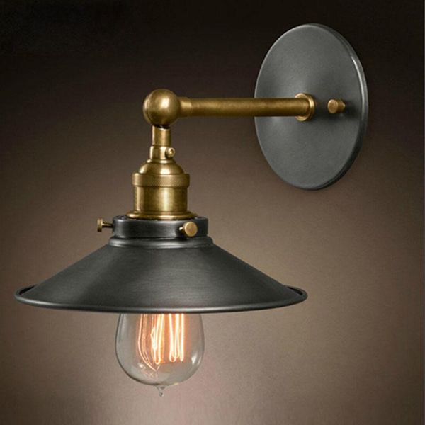 wall lamp american loft industrial lamps vintage bedside light metal 22cm lampshade e27 edison bulbs 110v/220v
wall lamp american loft industrial lamps vintage bedside light metal 22cm lampshade e27 edison bulbs 110v/220v