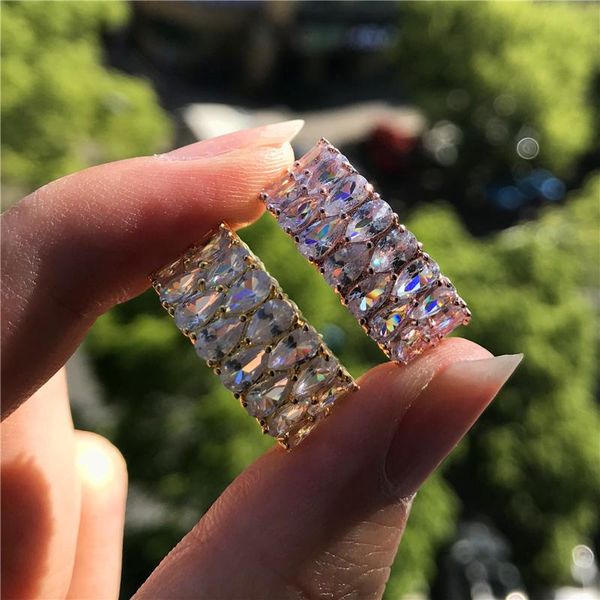 wedding rings luxury female white crystal stone ring promise rose gold color engagement cute water drop zirconia for women, Slivery;golden
wedding rings luxury female white crystal stone ring promise rose gold color engagement cute water drop zirconia for women, Slivery;golden