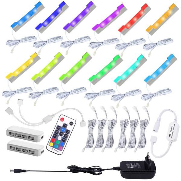 6/8 lamps glass edge shelf lamp side clip clamp light led under cabinet lighting with remote controller and adapter
6/8 lamps glass edge shelf lamp side clip clamp light led under cabinet lighting with remote controller and adapter