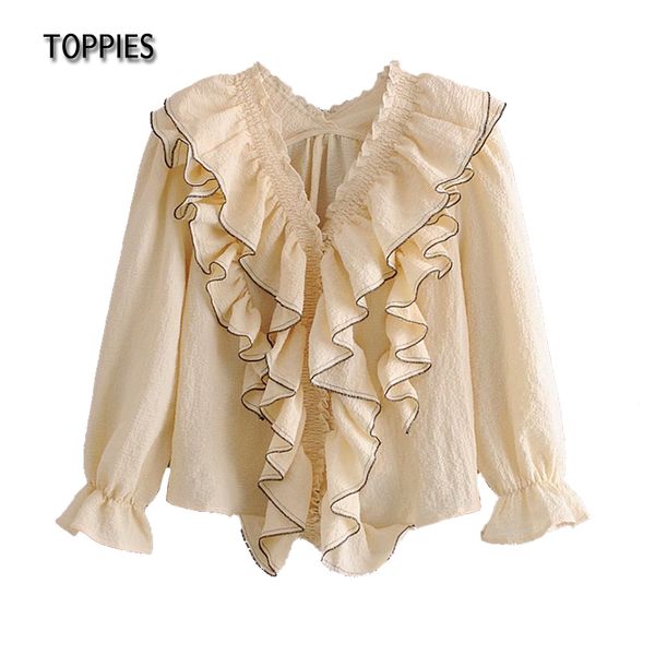 ies spring lolita sweet cascading ruffles blouses woman v-neck cute irregular hem 210412, White
ies spring lolita sweet cascading ruffles blouses woman v-neck cute irregular hem 210412, White