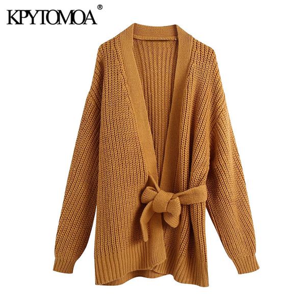 women fashion with tied wrap knitted cardigan sweater vintage v neck long sleeve female outerwear chic 210416, White;black
women fashion with tied wrap knitted cardigan sweater vintage v neck long sleeve female outerwear chic 210416, White;black