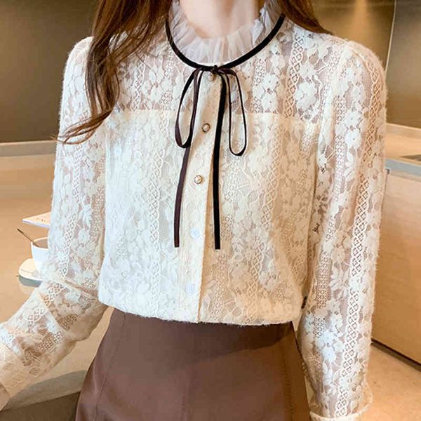long sleeve hollow lace blouse shirt women blouse women blusas mujer de moda stand collar blouse women blouses e393 210426, White
long sleeve hollow lace blouse shirt women blouse women blusas mujer de moda stand collar blouse women blouses e393 210426, White