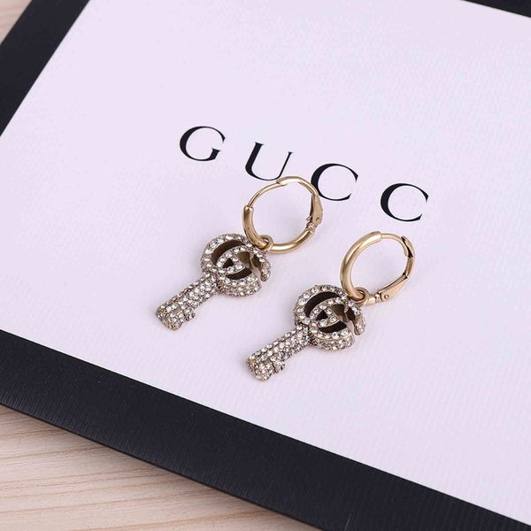 factory specials aa diamond key earrings double letter net red temperament women's earrings, Golden;silver
factory specials aa diamond key earrings double letter net red temperament women's earrings, Golden;silver