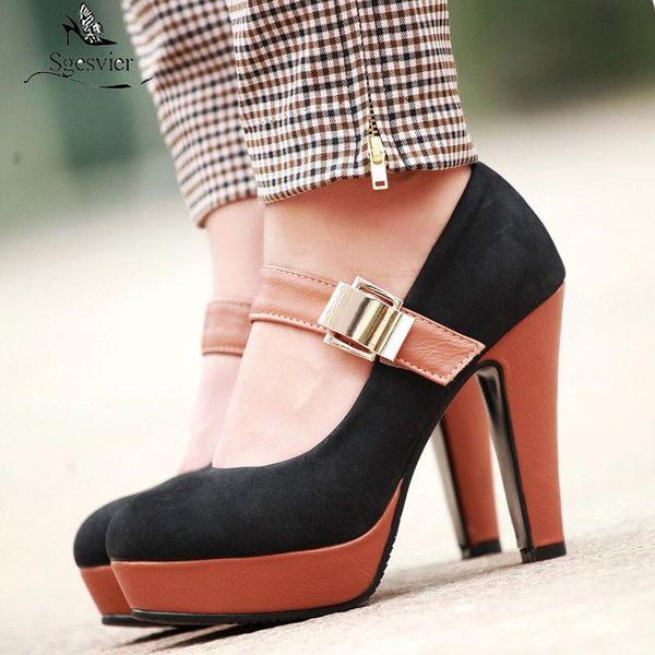dress shoes sgesvier ladies thick high heels women woman pumps round head shallow mouth platform single buckle mary jane, Black
dress shoes sgesvier ladies thick high heels women woman pumps round head shallow mouth platform single buckle mary jane, Black