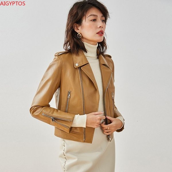 women's leather & faux autumn and winter classic temperament short long-sleeved lapel slim-fit motorcycle leather jacket sheep women 5i, Black
women's leather & faux autumn and winter classic temperament short long-sleeved lapel slim-fit motorcycle leather jacket sheep women 5i, Black