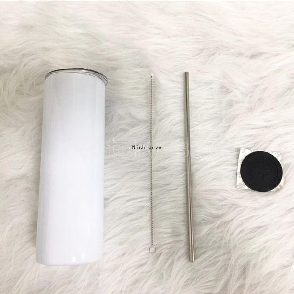 20 oz blank white sublimation straight skinny tumbler slim cup stainless steel double wall vacuum with lid metal straw
20 oz blank white sublimation straight skinny tumbler slim cup stainless steel double wall vacuum with lid metal straw