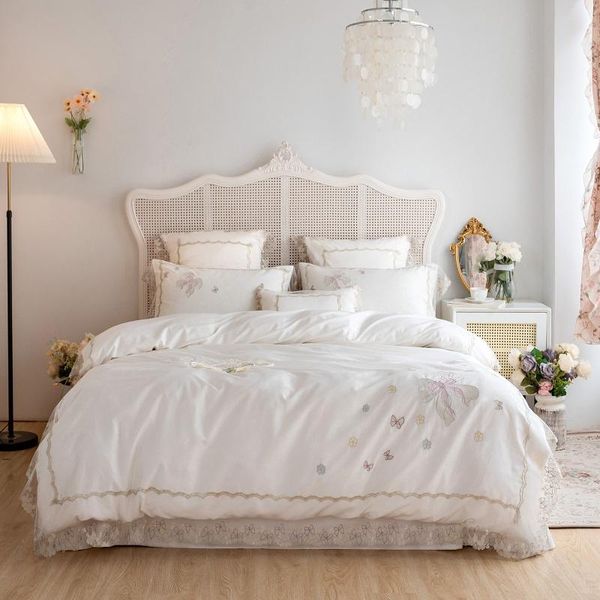 bedding sets luxury 800tc egyptian cotton bow embroidery princess lace set soft silky double duvet cover bed linen pillowcases
bedding sets luxury 800tc egyptian cotton bow embroidery princess lace set soft silky double duvet cover bed linen pillowcases