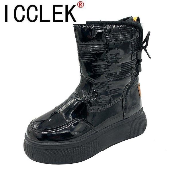 boots women's snow 2021 winter female ankle fashion warm fur women shoes thick plush waterproof non-slip short, Black
boots women's snow 2021 winter female ankle fashion warm fur women shoes thick plush waterproof non-slip short, Black