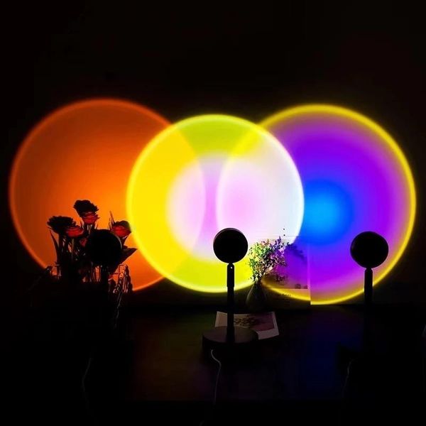 atmosphere led night light rainbow sunset projector lamp for home coffe shop background wall decoration usb operate table flash heads
atmosphere led night light rainbow sunset projector lamp for home coffe shop background wall decoration usb operate table flash heads