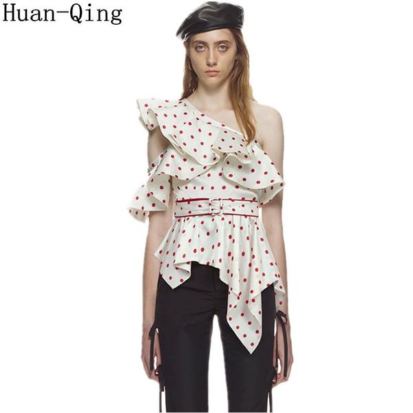 summer self portrait blouse women off shoulder ruffles short sleeve irregular polka dot blusas mujer long shirt women's blouses &, White
summer self portrait blouse women off shoulder ruffles short sleeve irregular polka dot blusas mujer long shirt women's blouses &, White