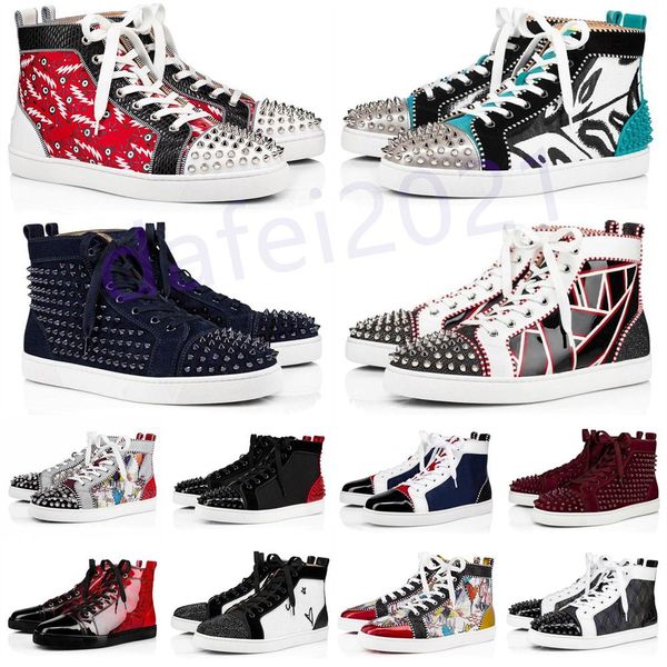 mens casual shoes women outdoor red bottoms shoe studded spikes loafers sneakers suede leather flats ttrainers jogging des chaussures a21, Black
mens casual shoes women outdoor red bottoms shoe studded spikes loafers sneakers suede leather flats ttrainers jogging des chaussures a21, Black