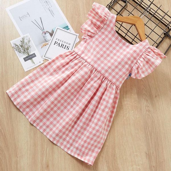girl's dresses summer for girls backless bow plaid sweet tutu party dress kids clothing princess cotton children, Red;yellow
girl's dresses summer for girls backless bow plaid sweet tutu party dress kids clothing princess cotton children, Red;yellow