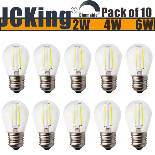 bulbs jcking pack of 10 dimmable ac220v/ac120v 2w/4w e26/e27 screw led classic bulb, g45 ses vintage globe light bulb for chandelier 
bulbs jcking pack of 10 dimmable ac220v/ac120v 2w/4w e26/e27 screw led classic bulb, g45 ses vintage globe light bulb for chandelier