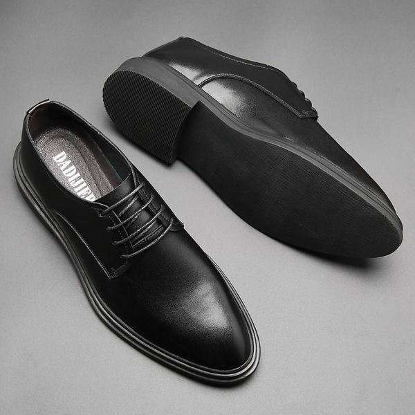 dress shoes men's 2021 spring british business leather korean versatile casual size 37-45, Black
dress shoes men's 2021 spring british business leather korean versatile casual size 37-45, Black