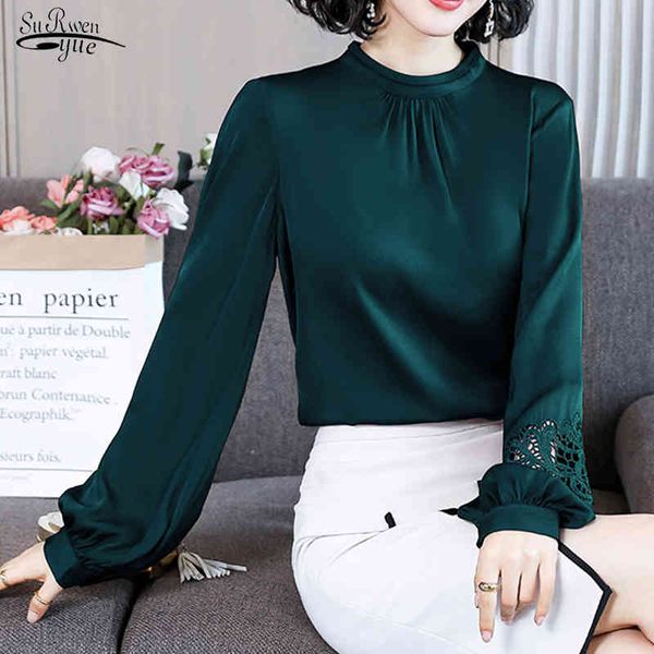 spring fashion western style slim mulberry silk embroidered blouse lantern sleeve long satin shirt blusas 13042 210521, White
spring fashion western style slim mulberry silk embroidered blouse lantern sleeve long satin shirt blusas 13042 210521, White