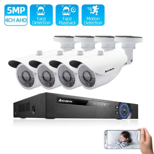 security system 6in1 h.265 dvr with 4pcs ahd tvi weatherproof white surveillance camera kit wireless kits
security system 6in1 h.265 dvr with 4pcs ahd tvi weatherproof white surveillance camera kit wireless kits