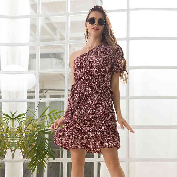 women's summer one dresses shoulder ruffles dot print short sleeve fashion 2021 new ladies high waist cake lbxk, Black;gray
women's summer one dresses shoulder ruffles dot print short sleeve fashion 2021 new ladies high waist cake lbxk, Black;gray