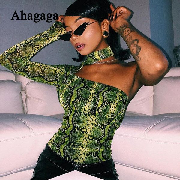 women's jumpsuits & rompers ahagaga serpentine women bodysuits fashion club one shoulder print high neck skinny bodycon backless romper, Black;white
women's jumpsuits & rompers ahagaga serpentine women bodysuits fashion club one shoulder print high neck skinny bodycon backless romper, Black;white