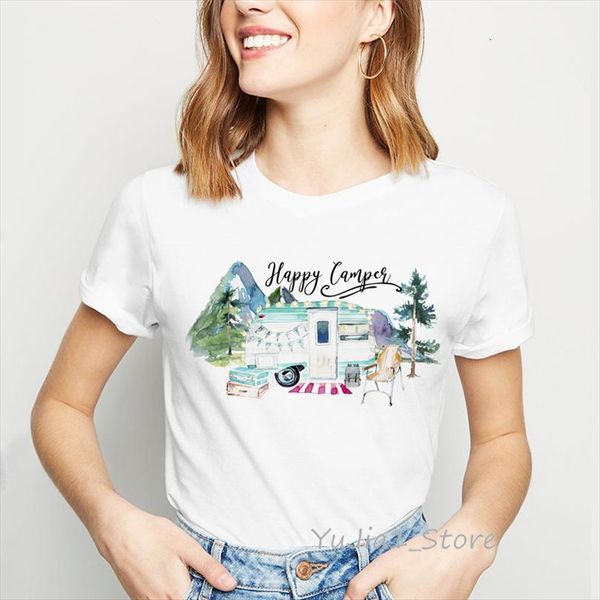 happy camper print and women men t shirt vogue camiseta mujer harajuku white oversized femme streetwear, White;black
happy camper print and women men t shirt vogue camiseta mujer harajuku white oversized femme streetwear, White;black