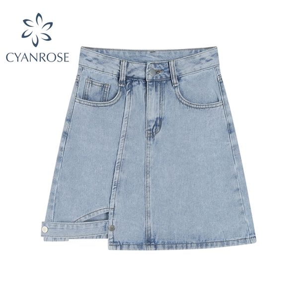 summer hollow out mini women's denim skirt fashion vintage streetwear casual light blue high waist jean skirts female 210430, Black
summer hollow out mini women's denim skirt fashion vintage streetwear casual light blue high waist jean skirts female 210430, Black