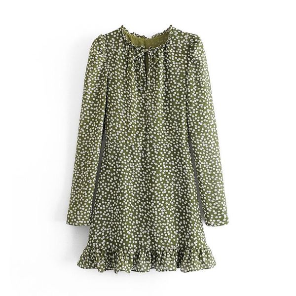 autumn women dress ruffled dot long sleeves v-neck above knee female fashion casual clothes dresses, Black;gray
autumn women dress ruffled dot long sleeves v-neck above knee female fashion casual clothes dresses, Black;gray