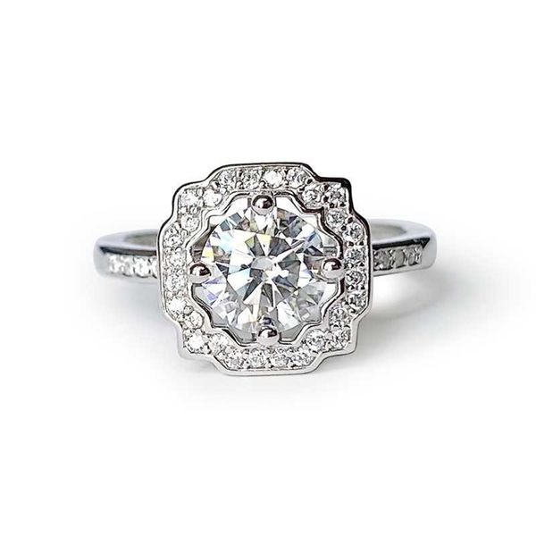 yulem s925 silver class d 1 carat japanese and korean retro white personality women's ring 220225, Slivery;golden
yulem s925 silver class d 1 carat japanese and korean retro white personality women's ring 220225, Slivery;golden