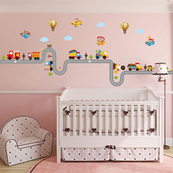 wall stickers cartoon car highway for boys girls bedroom kindergarten background decor decals pvc removable murals posters
wall stickers cartoon car highway for boys girls bedroom kindergarten background decor decals pvc removable murals posters