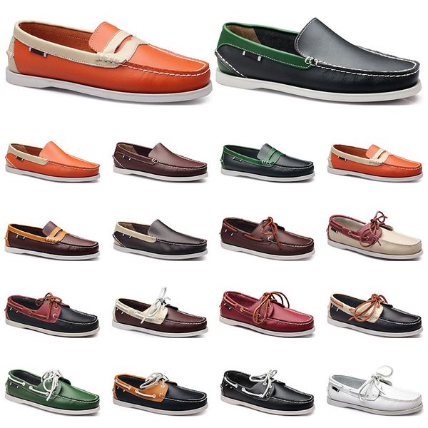 womens sneakers sailing shoe mens casual leather shoes black white red green orange brown outdoor trainers size 38-45 fifty six
womens sneakers sailing shoe mens casual leather shoes black white red green orange brown outdoor trainers size 38-45 fifty six